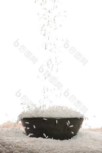 白色大米下降茉莉花大米泰国大米生大米