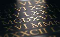 罗马数字拉丁字母