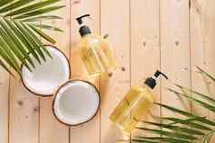 自制的化妆品椰子石油柠檬酸