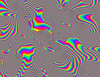 嬉皮漏洞百出的迷幻彩虹背景断续器色彩斑斓的壁纸摘要催眠错觉嬉皮复古的纹理故障迪斯科