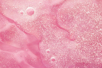 摘要粉红色的液体背景油漆飞溅漩涡模式水滴美过来这里<strong>化妆品</strong>纹理当代魔法艺术科学奢侈品平铺设计