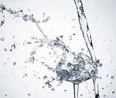 现实的水运动玻璃高质量美丽的照片概念