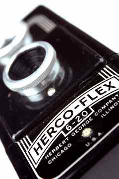 关闭herco-flex相机黑色的白色白色背景