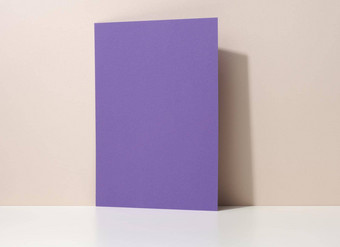 空白紫色的纸板表纸影子白色表格模板摩天观景轮公告