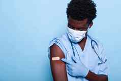 医疗保健专家胶粘剂绷带疫苗接种