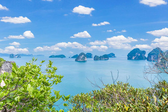 KOH在<strong>香港岛</strong>视图点美丽的风景视图学位泰国