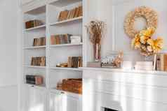 生活房间室内设计书柜高质量照片