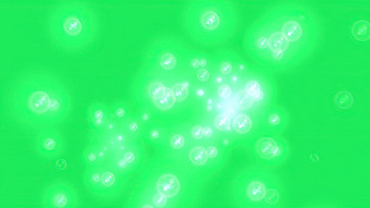 插图发光的等离子体背景绿色屏幕