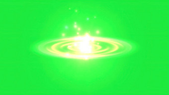 插图发光的等离子体背景绿色屏幕