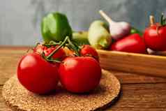 蔬菜维生素有机食物厨房农场产品视图