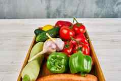食物维生素有机食物厨房农场产品视图