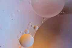 橙色灰色的摘要背景图片使石油水肥皂