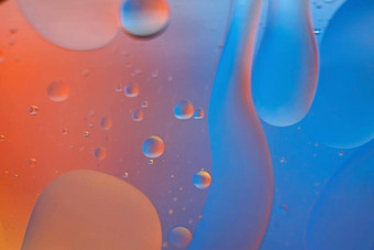 橙色蓝色的摘要背景图片使石油<strong>水肥</strong>皂