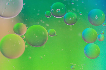 散焦绿色散焦摘要背景图片使石油水肥皂