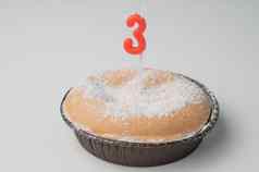 小蛋糕蜡烛形状数量生日