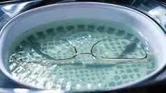 超声波清洁眼镜解决方案光学技术员维修框架眼镜