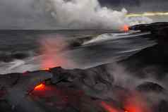 夏威夷火山图片