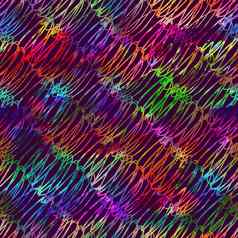 无缝的模式刷条纹中风波漩涡彩虹颜色紫罗兰色的背景手画画眉山庄纹理墨水几何元素表面简单的孩子风格重复织物打印