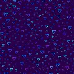 无缝的模式刷三角形蓝色的颜色紫罗兰色的背景手画画眉山庄纹理墨水几何元素时尚现代风格没完没了的幻想格子织物打印水彩