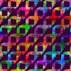 无缝的模式刷条纹格子彩虹水彩颜色紫罗兰色的背景画本地的画眉山庄纹理墨水几何元素重复织物打印覆盖背景布