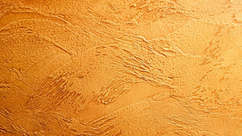 纹理黄色的装饰石膏摘要金背景设计复制空间文本表面美丽的水泥混凝土墙纹理