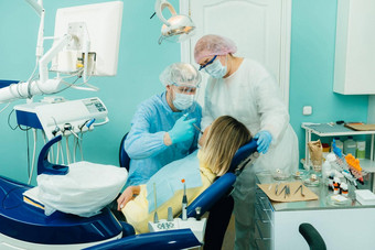 牙医保护面具结肠炎止痛药牙科办公室助理