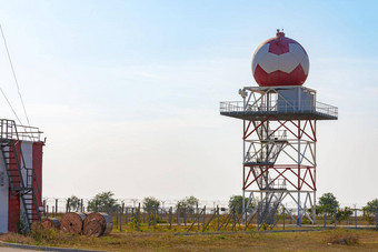 航空<strong>气象站</strong>塔球形雷达机场