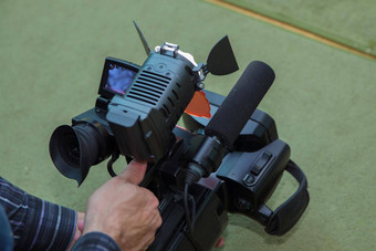 视频相机操作符工作设备视频相机操作符工作设备视频相机媒体