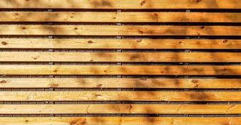 自然棕色（的）木板材行安排模式纹理背景无缝的木结构地板上人行道上木托盘