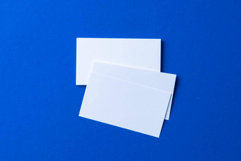 空白纸业务模拟经典蓝色的背景