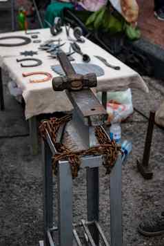 金属锤铁砧铁匠设备