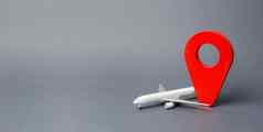 红色的位置销乘客客机空气旅行旅游旅行目的地点免费的运动世界免签证旅行航空邮件快交付货物横幅复制空间