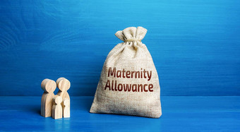 家庭小雕像袋孕妇津贴金融支持家庭孩子出生刺激人口增长机会给工作护理孩子们社会政治