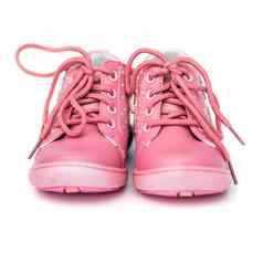 粉红色的鞋子婴儿