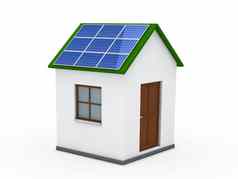 房子太阳能能源绿色