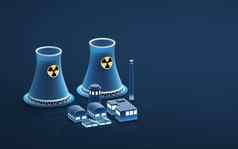 核权力站核能源呈现