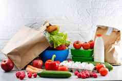食物袋首页厨房健康概念订单产品在线交付产品首页