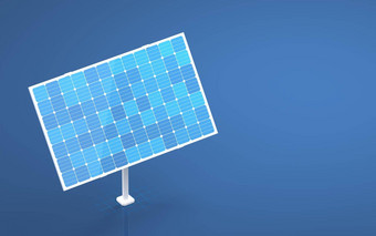 太阳能面板太阳能能源呈现