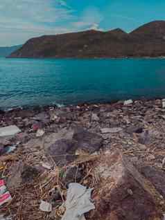 环境灾难生态污染垃圾分散地面浪费海问题污染环境地球生态未经授权的转储垃圾在户外