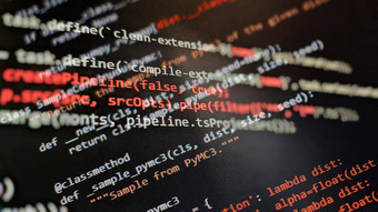 电脑脚本软件背景源代码照片网站编程代码程序员开发人员屏幕开发人员工作程序代码办公室