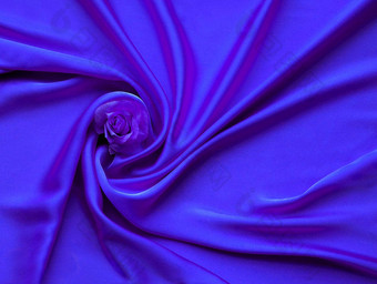 蓝色的电<strong>丝绸</strong>玫瑰花瓣玫瑰<strong>丝绸</strong>变形摘要背景情人节一天复制空间文本光滑的优雅的缎纹理玫瑰花奢侈品材料波波浪粉红色的折叠