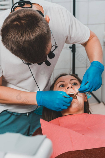 牙医检查口服腔治疗问题区域牙齿