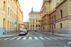 街古老的建筑中心布拉格捷克共和国