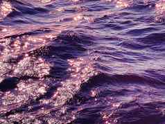 海纹理沿海自然概念海洋水日落表面背景