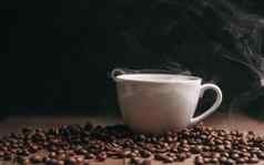 自然咖啡美食拿铁图片木表格