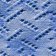 无缝的针织壁纸提花设计靛蓝