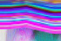 故障迷幻背景屏幕错误数字像素噪音摘要设计照片故障电视信号失败技术问题难看的东西壁纸色彩斑斓的噪音