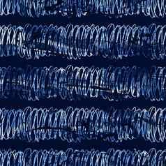 刷中风几何咕噜模式无缝的蓝色的颜色背景贡格拼贴画水彩纹理青少年学校孩子们织物打印画眉山庄设计