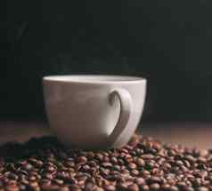 自然咖啡美食拿铁图片木表格