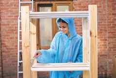 女人画家保护服装改造设计房子